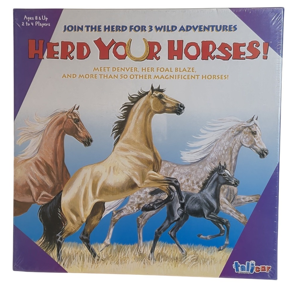 Herd Your Horses Board Game 2023 Equine Talicor Aristoplay New Sealed Box